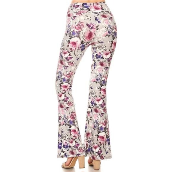 Leggings Depot Women's Ultra Soft Printed Palazzo Pants - Picture 3 of 5
